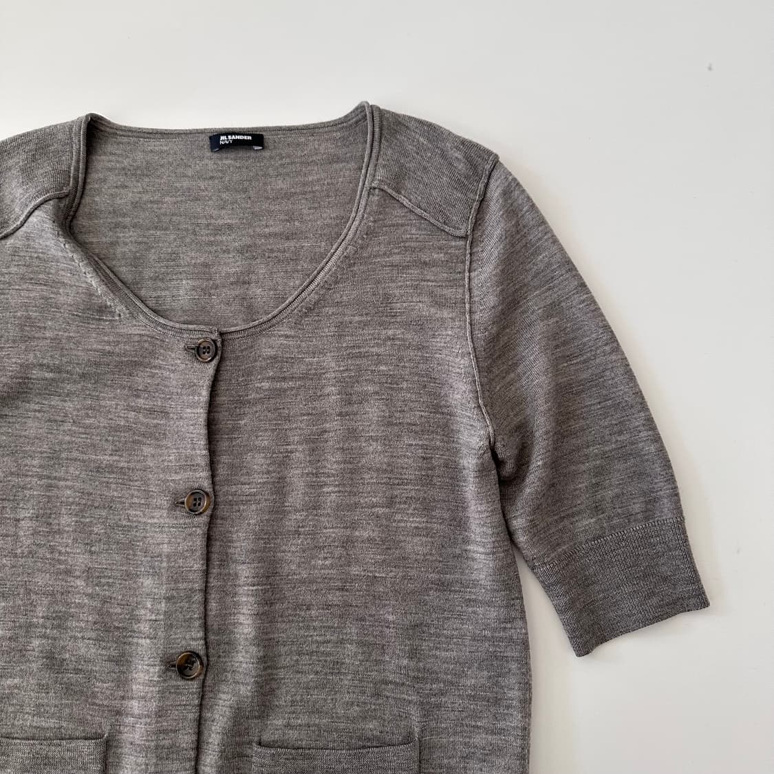 질샌더 jil sander navy 반팔 가디건 상품이미지2