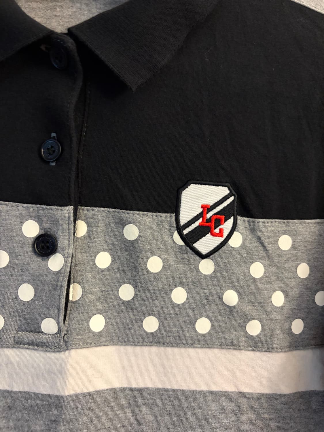 스트라이프 도트 카라 롱슬리브 상품이미지3