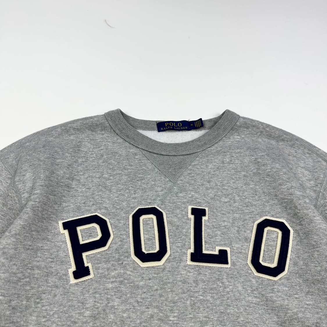 폴로 랄프로렌 클래식 그레이 맨투맨 (M) 상품이미지1