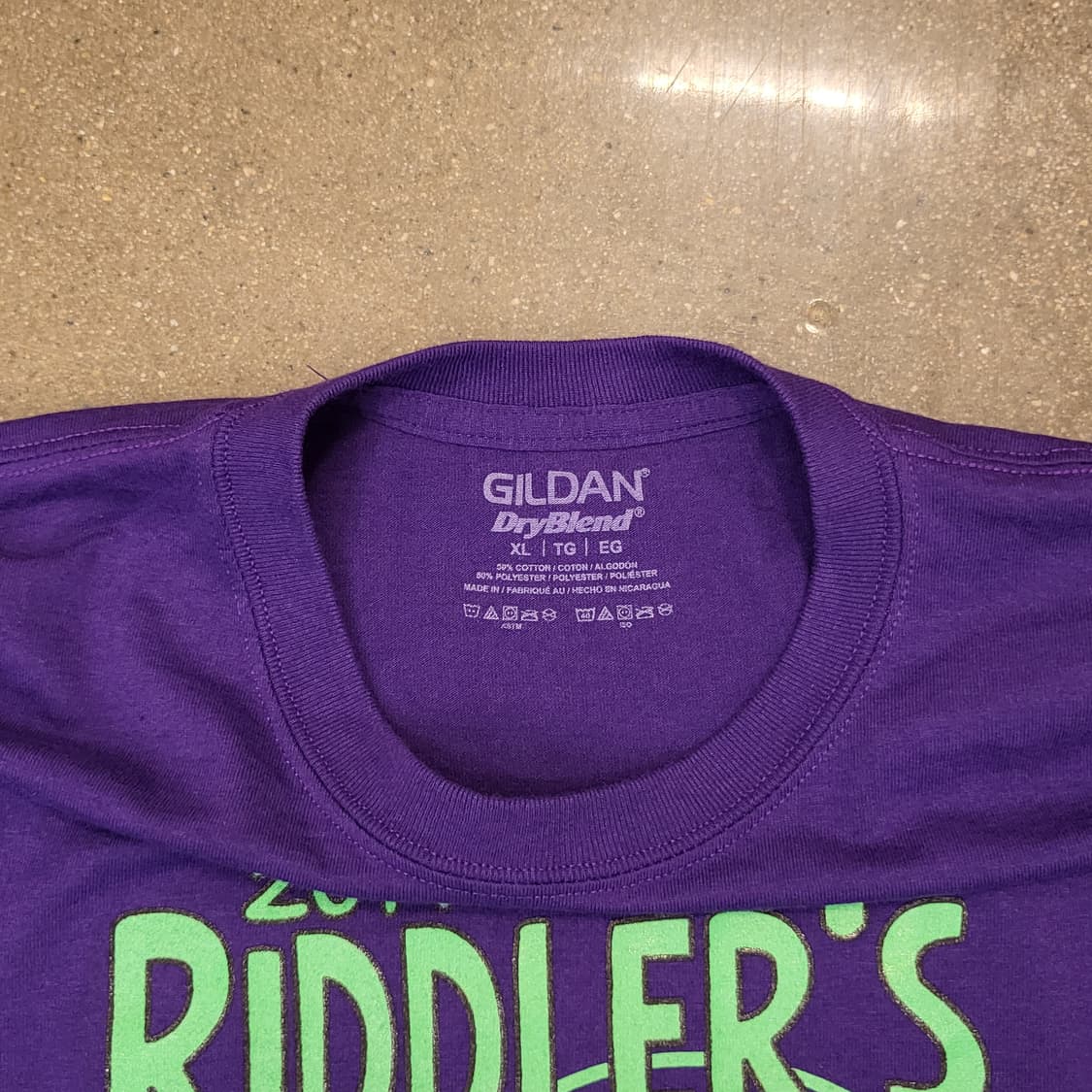 GILDAN Riddler's 5k 런 티셔츠 퍼플 상품이미지3