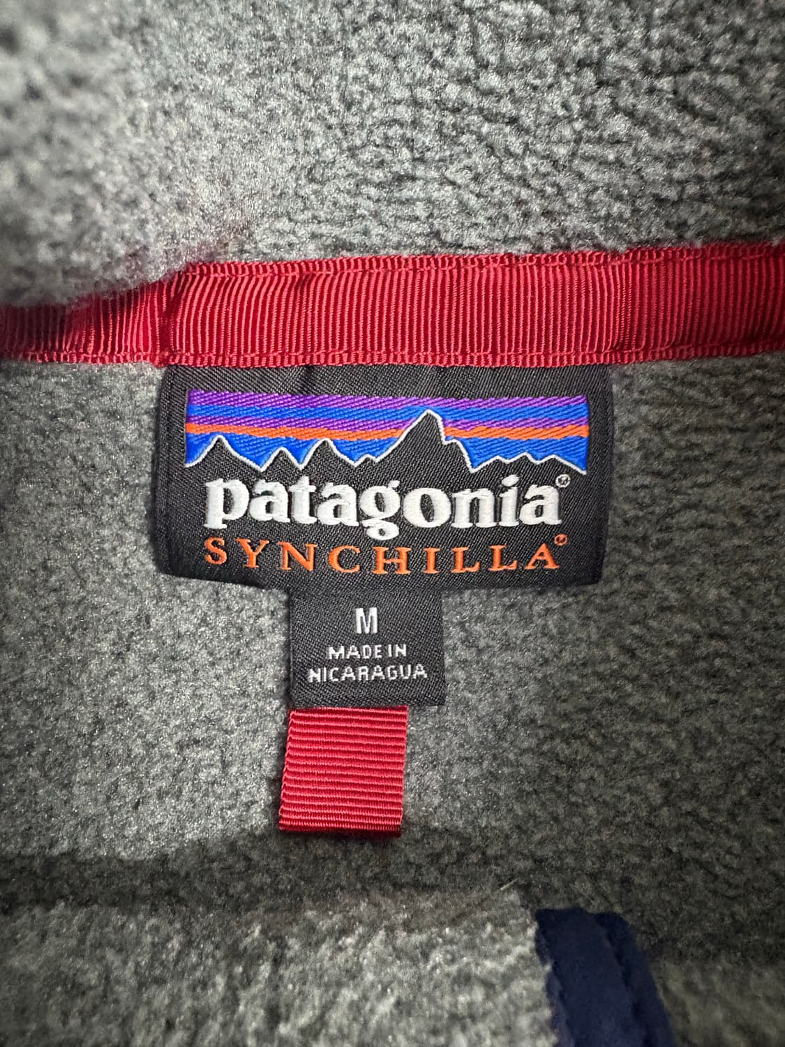 빈티지 파타고니아 신칠라 스냅티 우먼즈M 그레이 상품이미지5