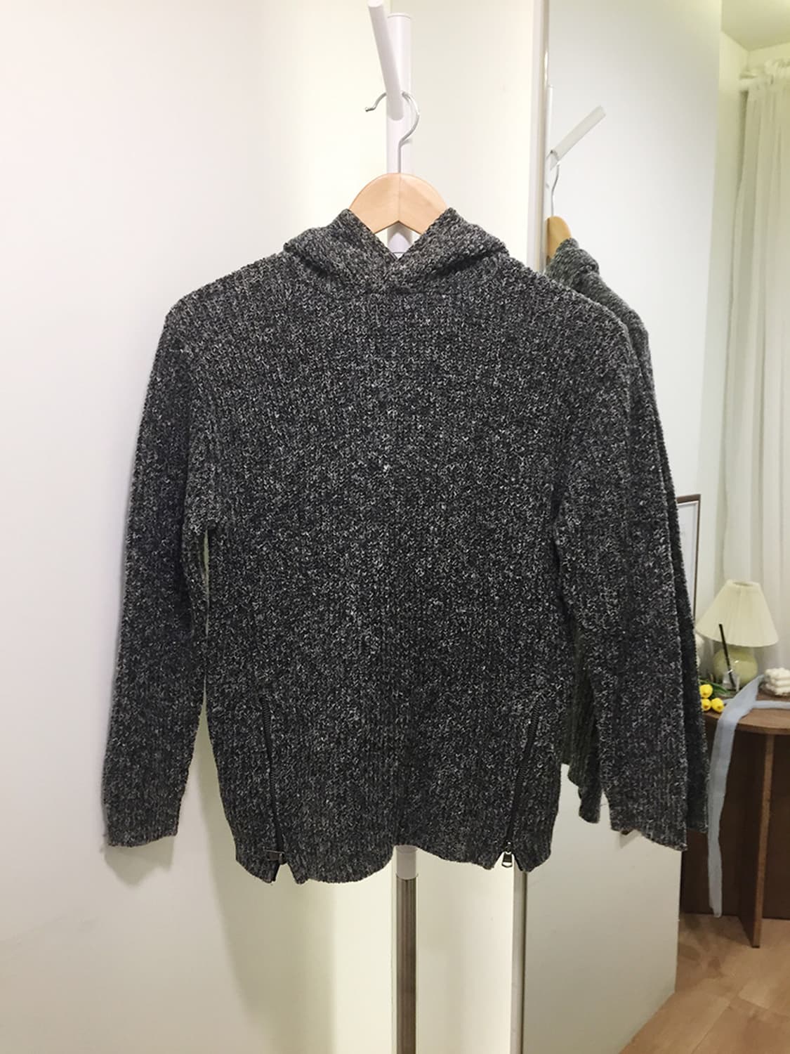 여성 자라 니트 후드 95 상품이미지4