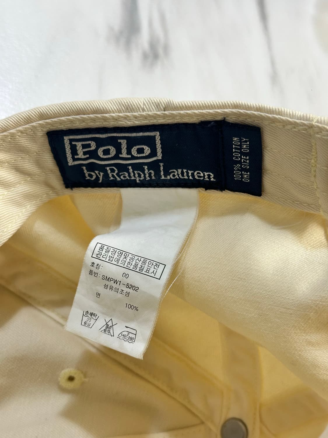 폴로 랄프로렌 코튼 치노 캡 베이지 상품이미지3