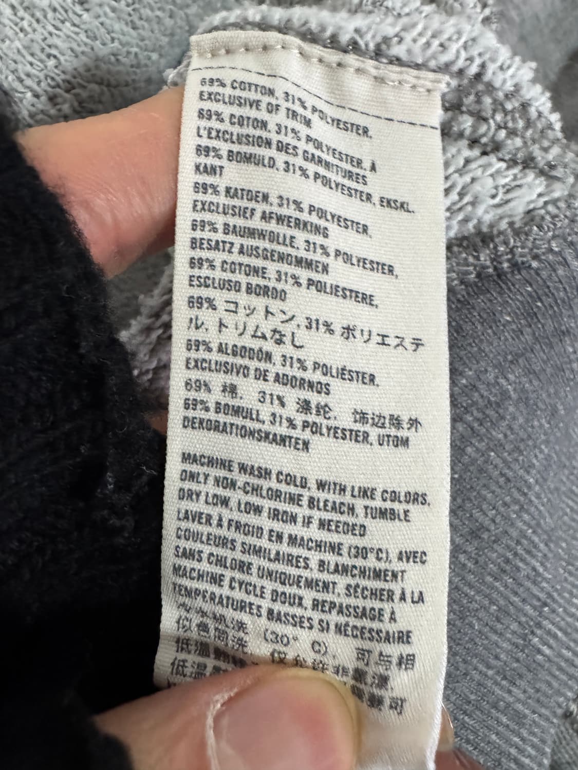 여성 아베크롬비 y2k 빈티지 로고 코튼 집업 S 상품이미지4