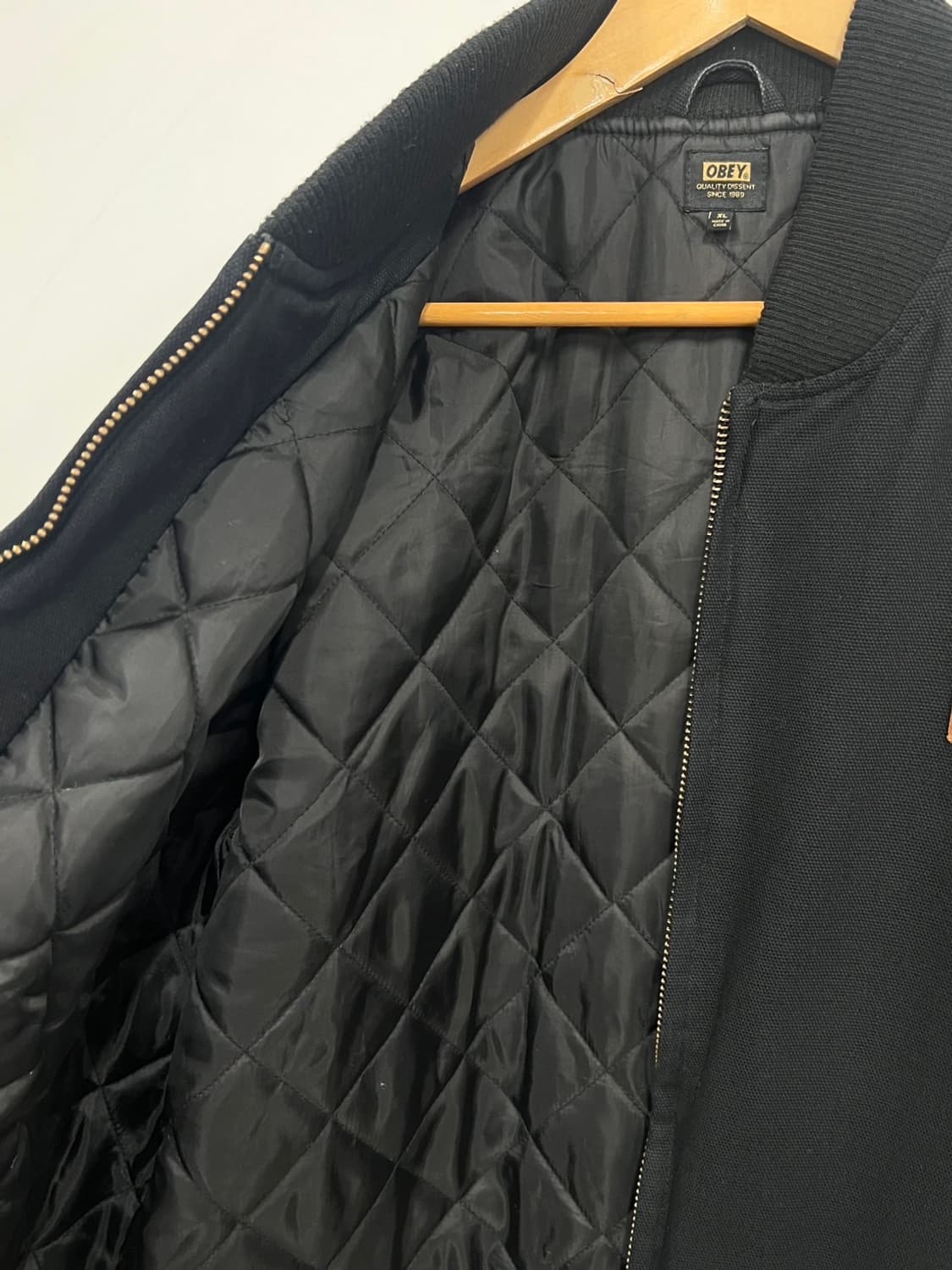 오베이 워크웨어 누빔 안감 워크 자켓 상품이미지4