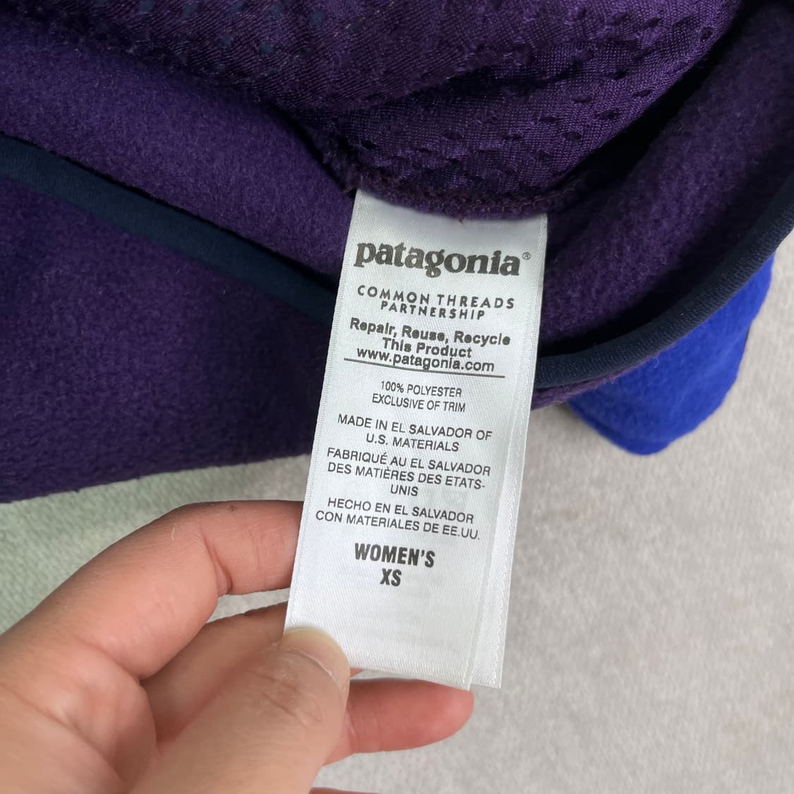 W 95 파타고니아 신칠라 양털 집업 상품이미지5