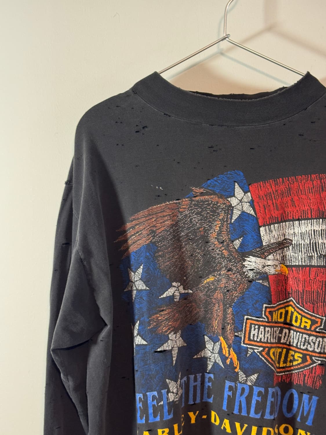 Harley davidson hard faded long sleeve 상품이미지2