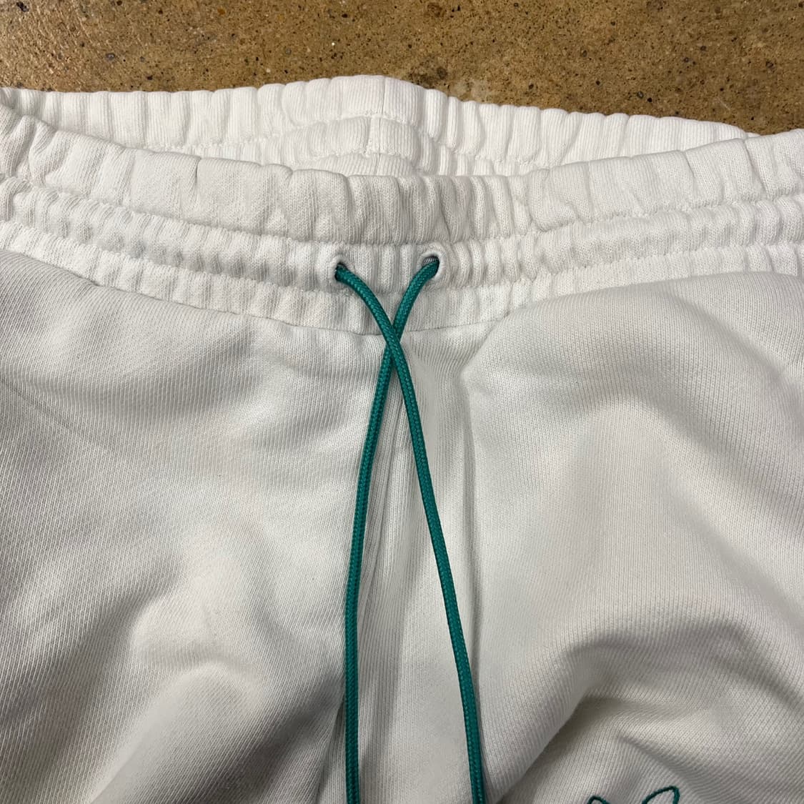 [정품/XS] 아디다스 흰색 트레이닝 바지 그린 삼선 b17 상품이미지6