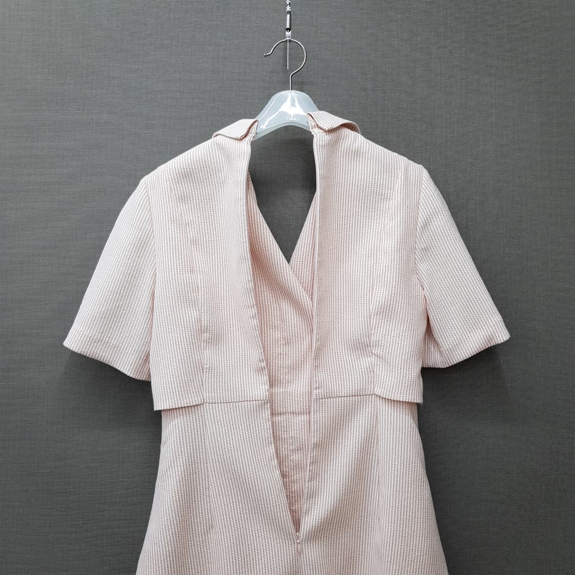 듀엘 DEWL 2022더블버튼 플레어 원피스 55사이즈 상품이미지6