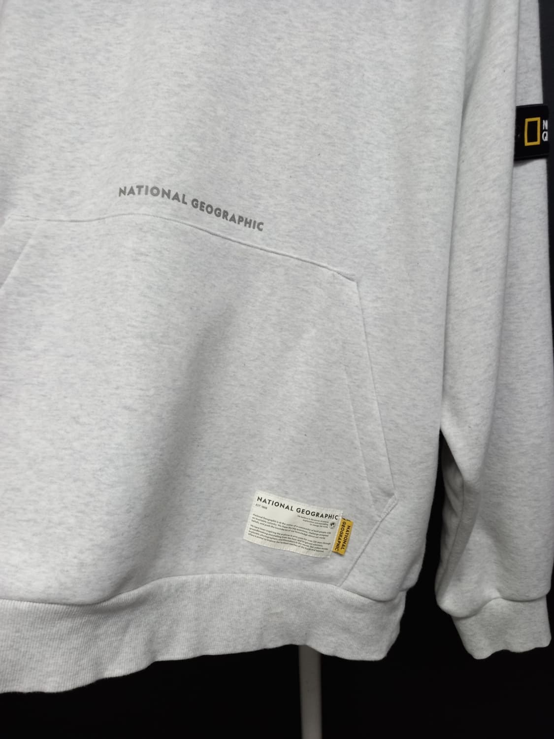 내셔널지오그래픽 춘추동 루즈핏 후드 맨투맨 95.100 상품이미지6