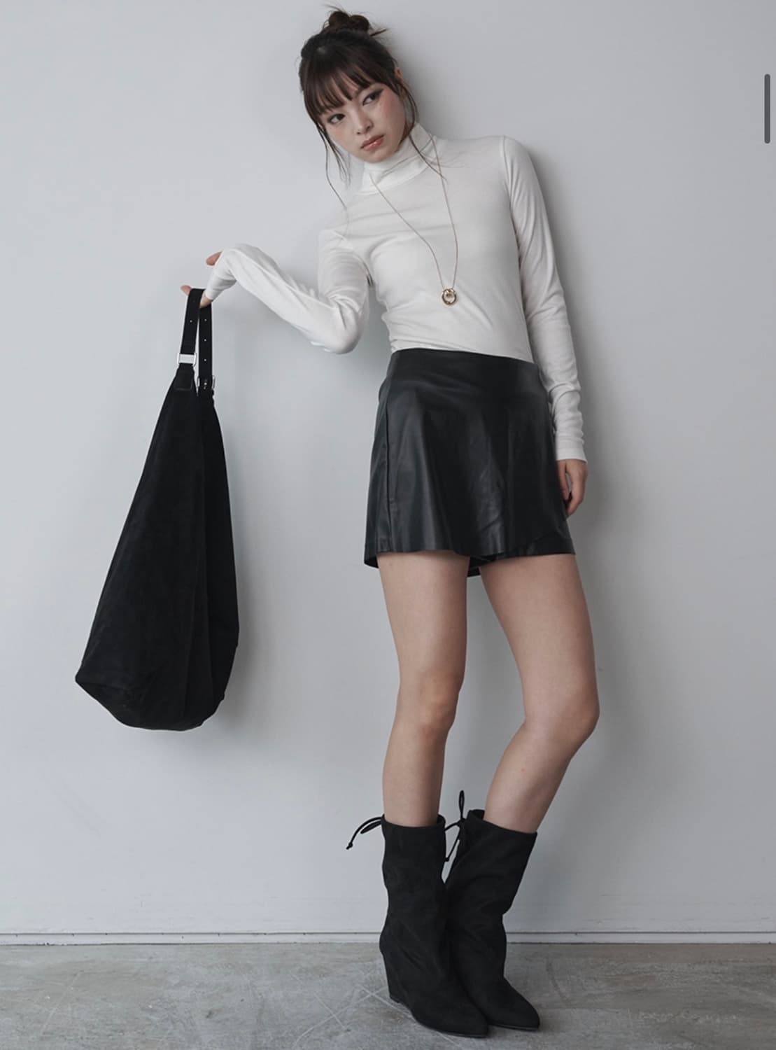 솔트앤초콜릿 포쉬 웨지 미들부츠 235 상품이미지2