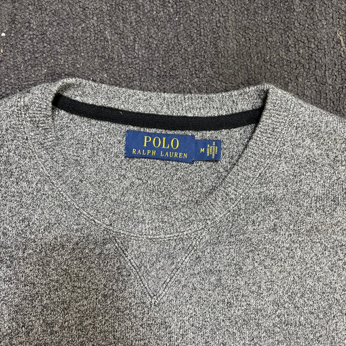폴로랄프로렌 레드포니 신형 그레이 니트 스웻셔츠 맨투맨 M  상품이미지5