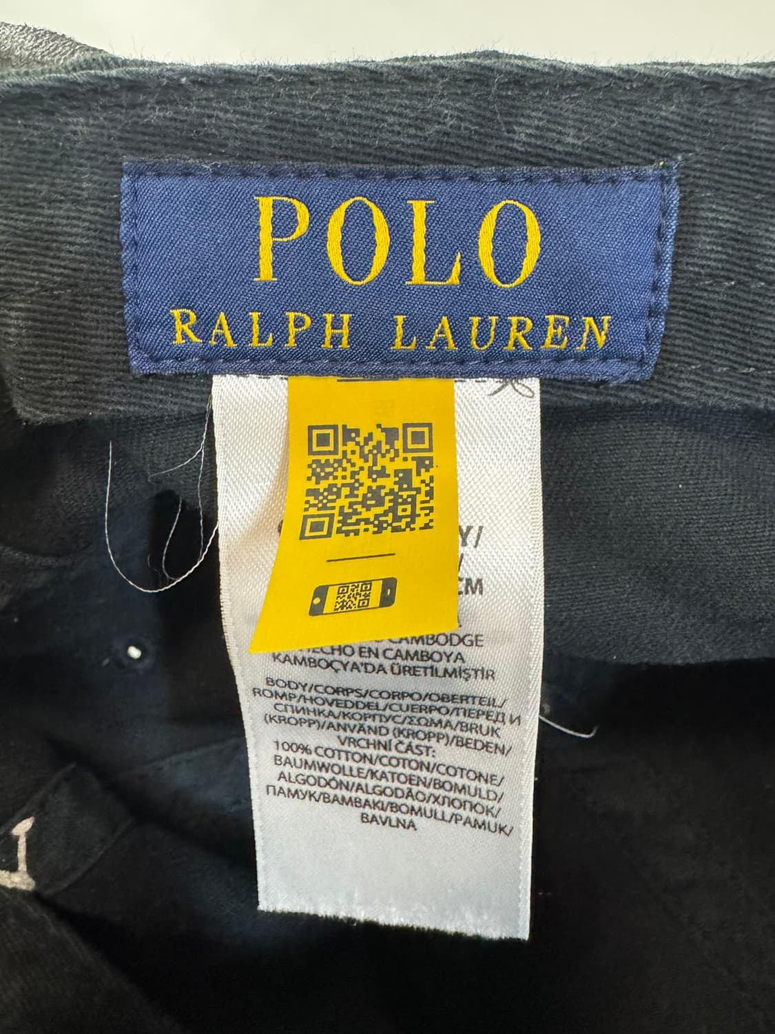 폴로랄프로렌 블랙 모자 캡 상품이미지3