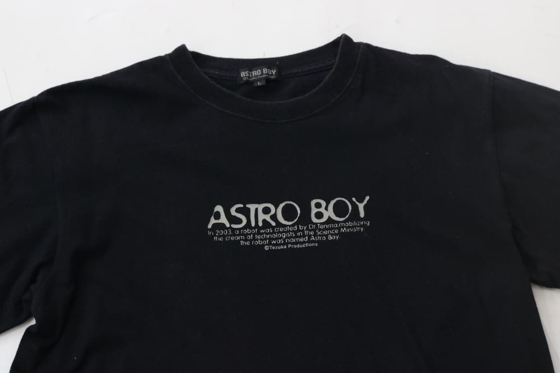 ASTRO BOY 아스트로 보이 철완 아톰 빈티지 그래픽 반팔티셔츠 (L 상품이미지5
