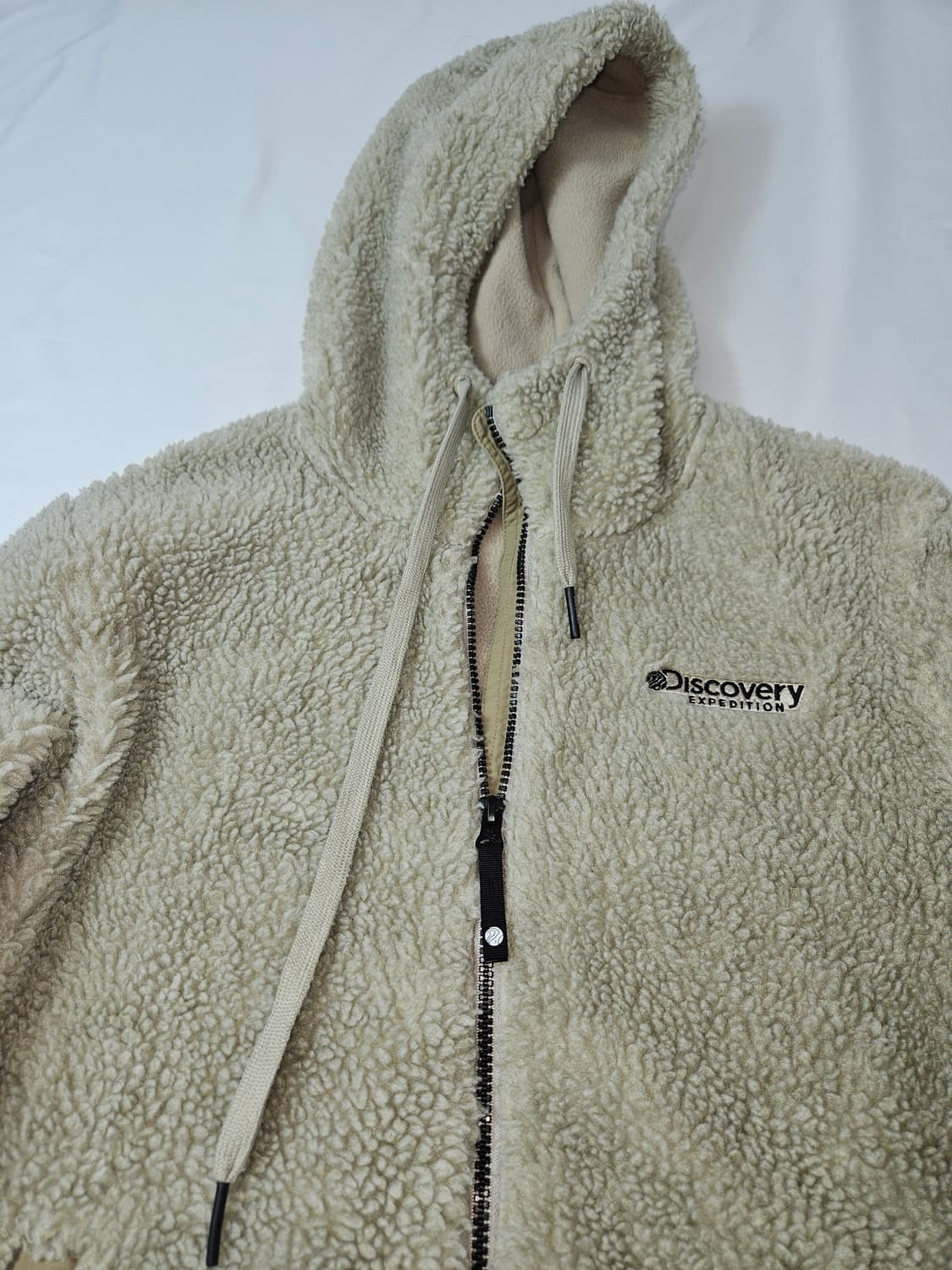 디스커버리 쉐르파 후리스 플리스 후드자켓 뽀글이 양털 95 써모라이트 상품이미지2