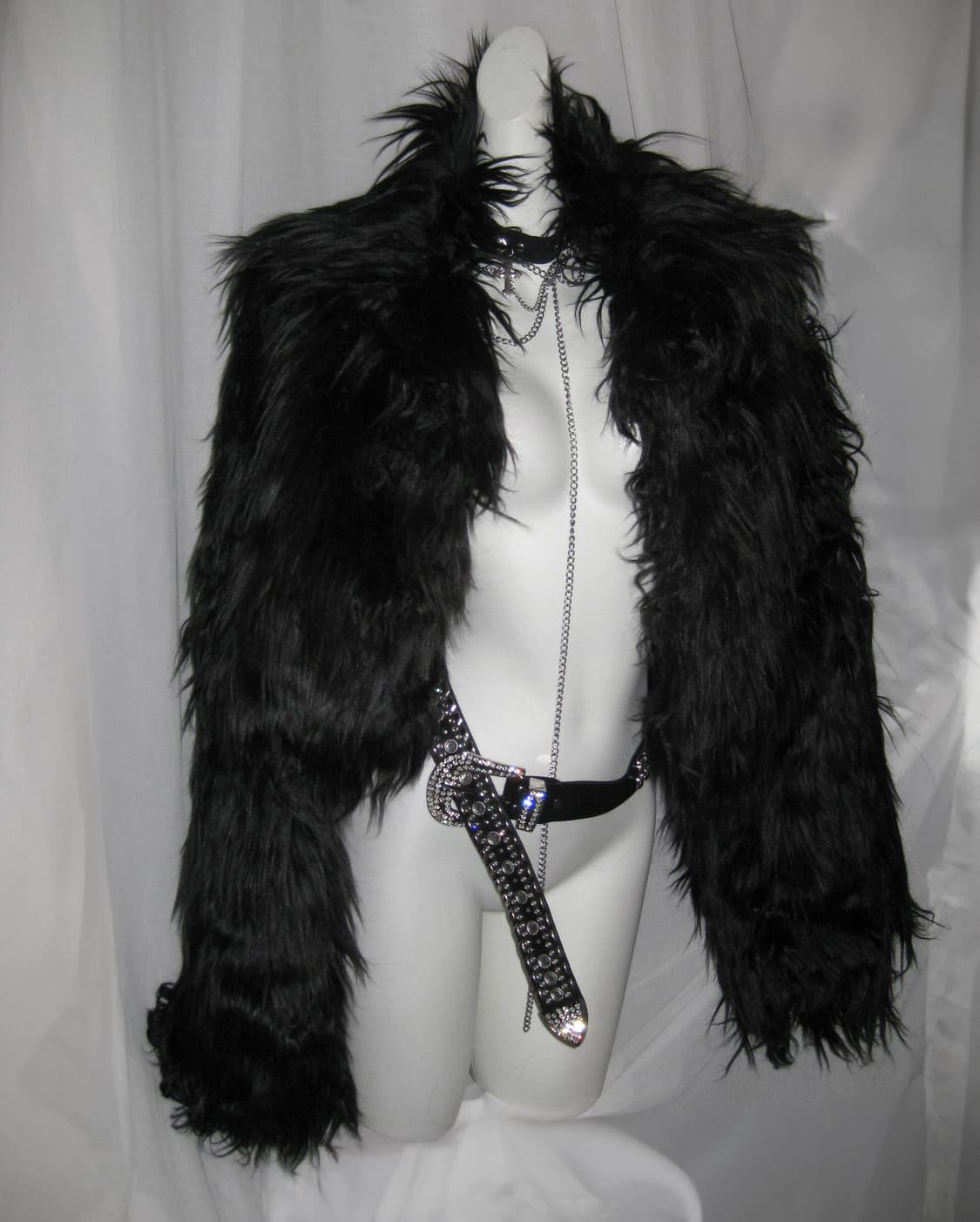 펑크 페이크퍼 자켓 상품이미지1