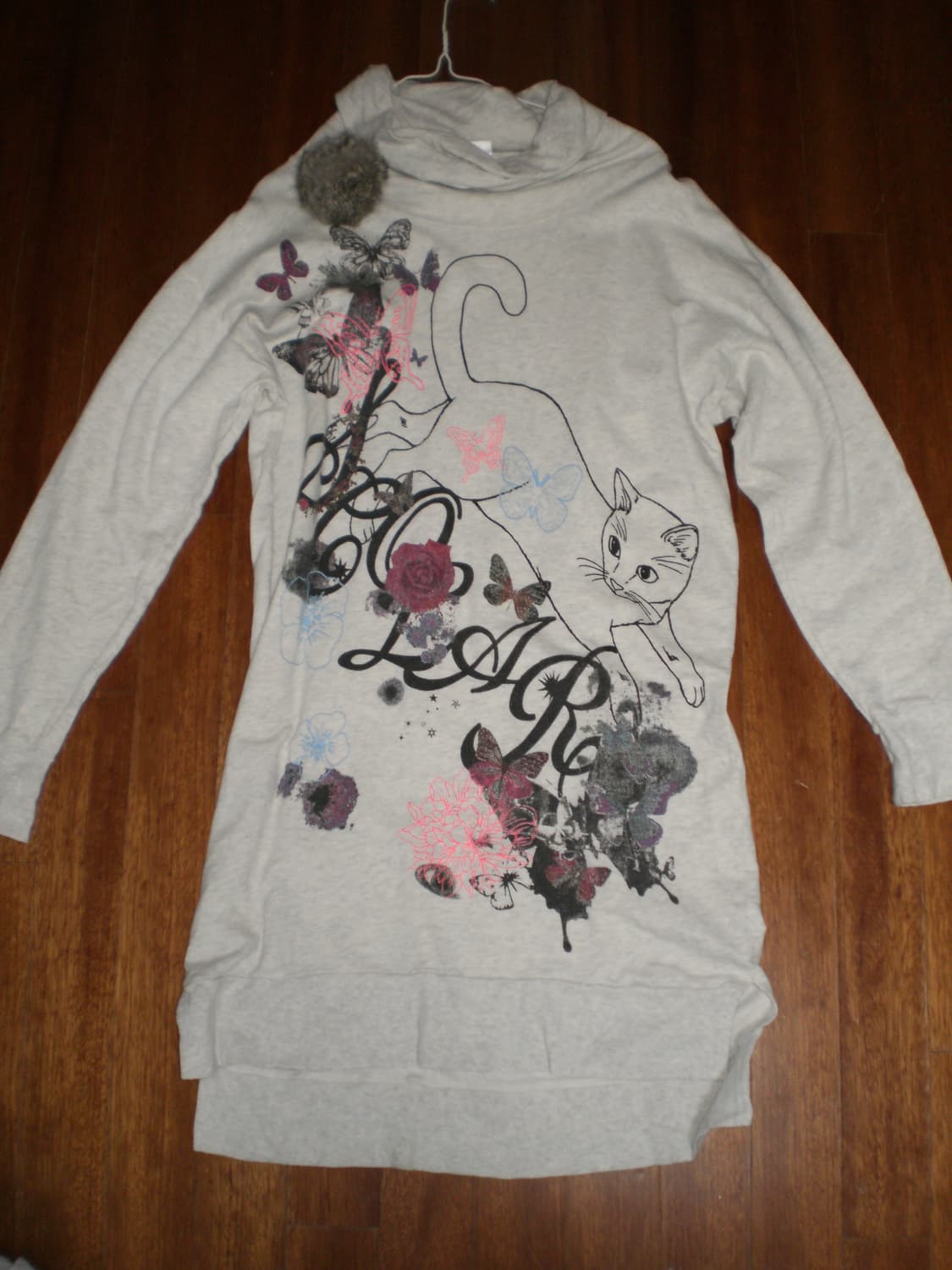 브로치 고양이 원피스 상품이미지1