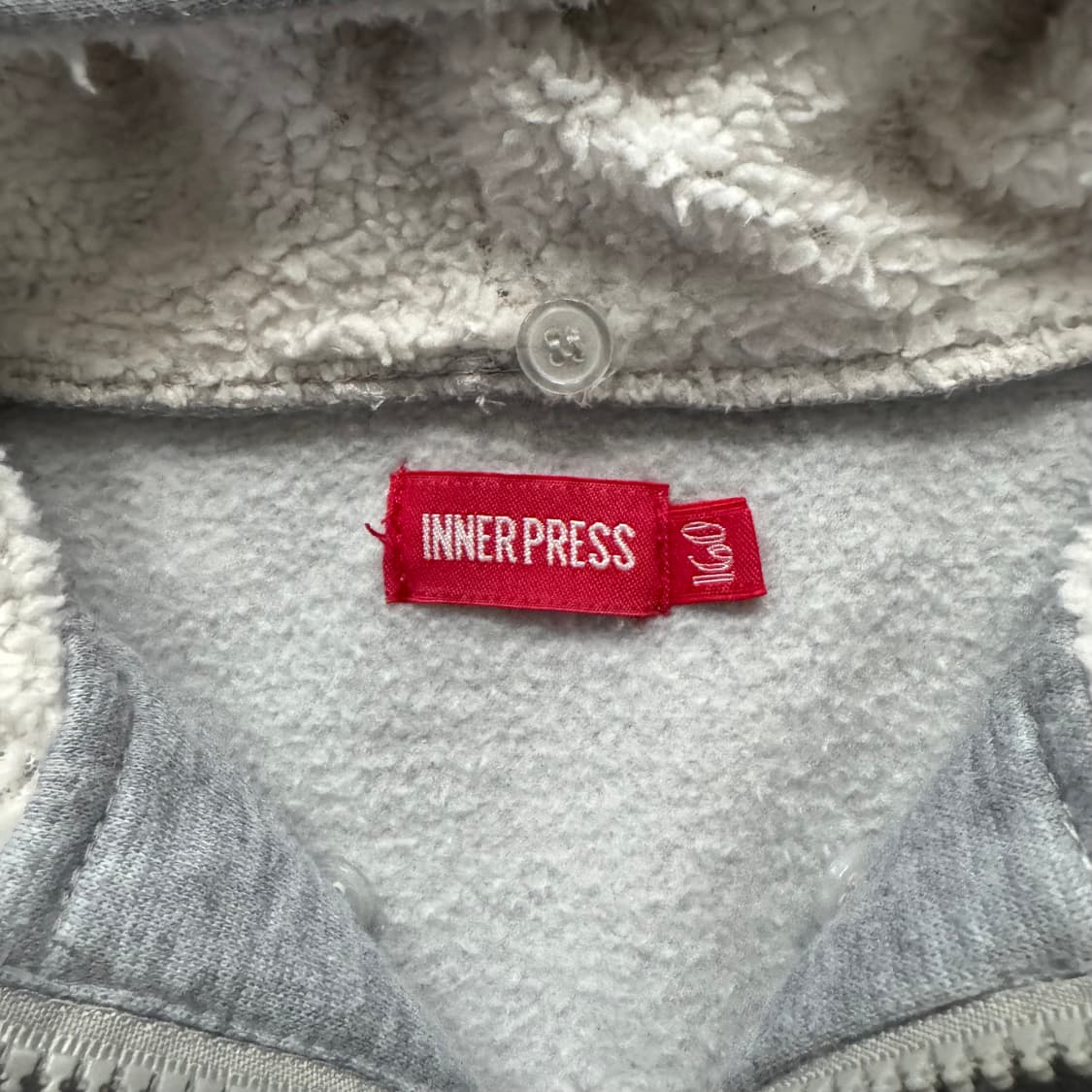 INNERPRESS 일본빈티지 노드후드집업 y2k후드집업 모리걸 M 38 상품이미지7