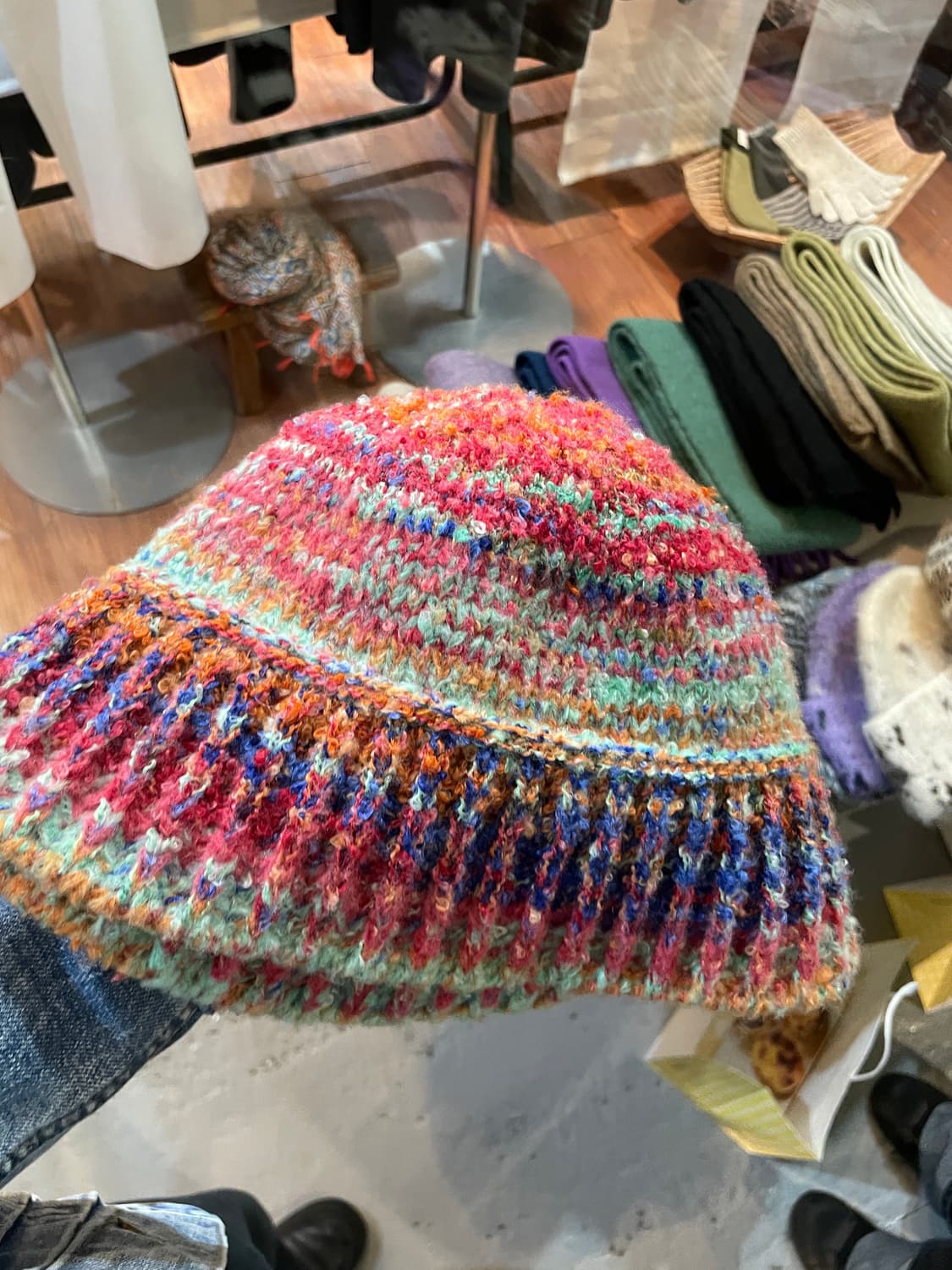 니트 버킷햇 상품이미지1