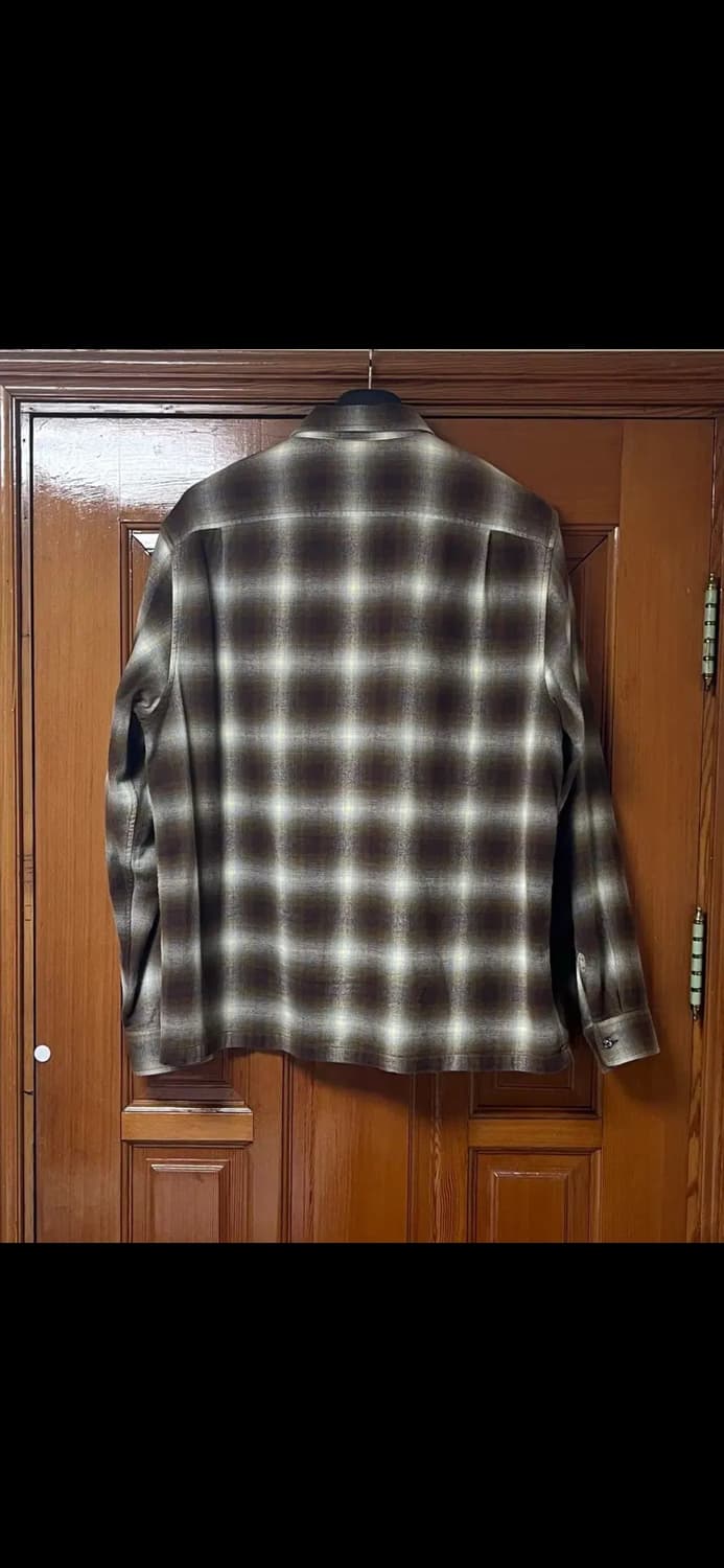 슈프림 쉐도우 플레이드 플란넬 셔츠 집업 상품이미지2