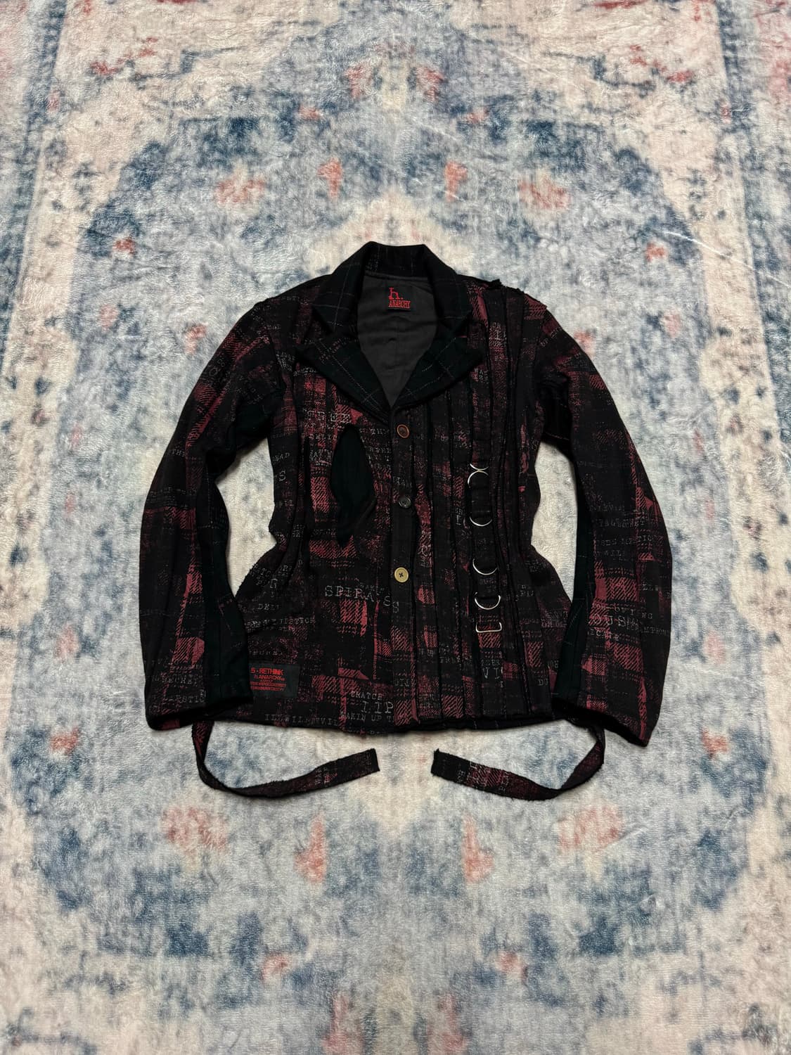 H.anarchy 00s archive distressed punk ja 상품이미지2