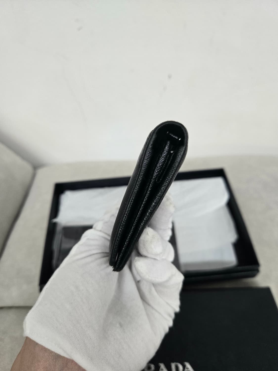 [보증서 정품]프라다 사피아노 장지갑 상품이미지3