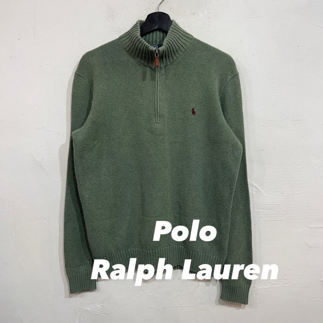 폴로 랄프로렌 반집업 니트 상품이미지1