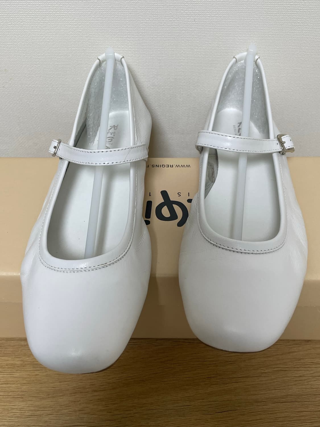 REQINS Honor 흐꺙 메리제인 무광 화이트 37 상품이미지2