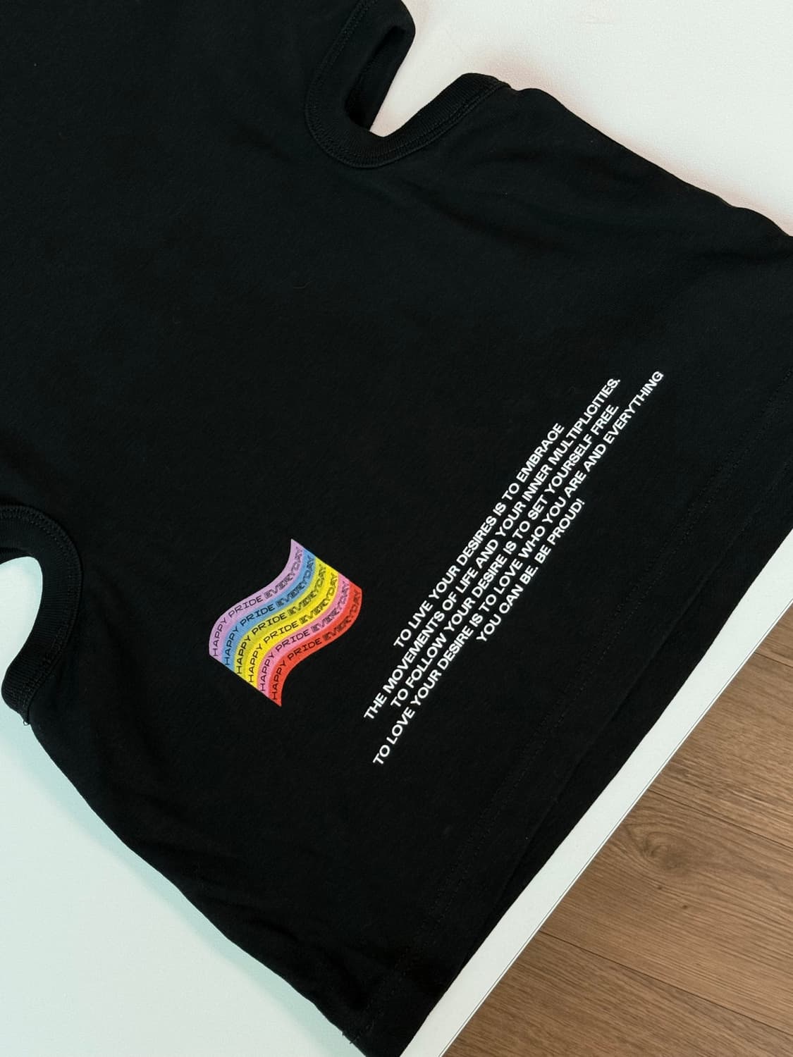 스몰 꾸레쥬 AC 로고 컷아웃 반팔 티셔츠 (블랙) 상품이미지6