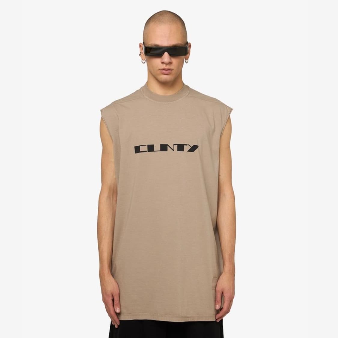 [M]릭오웬스 다크쉐도우 Tarp 슬리브리스 탑/베이지 상품이미지1