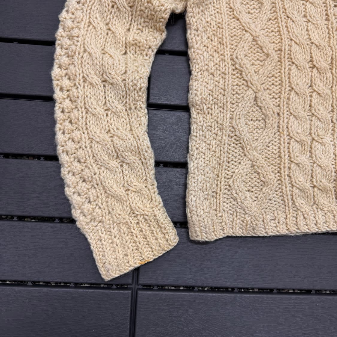 60s 헨리 폴락 이태리 핸드메이드 버진울 니트 (S)    상품이미지3