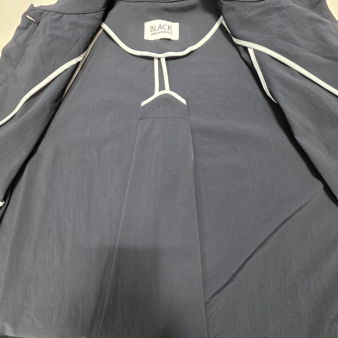 1656 블랙 박춘무 BLACK PARKCHOONMOO 블랙 자켓 M 상품이미지5