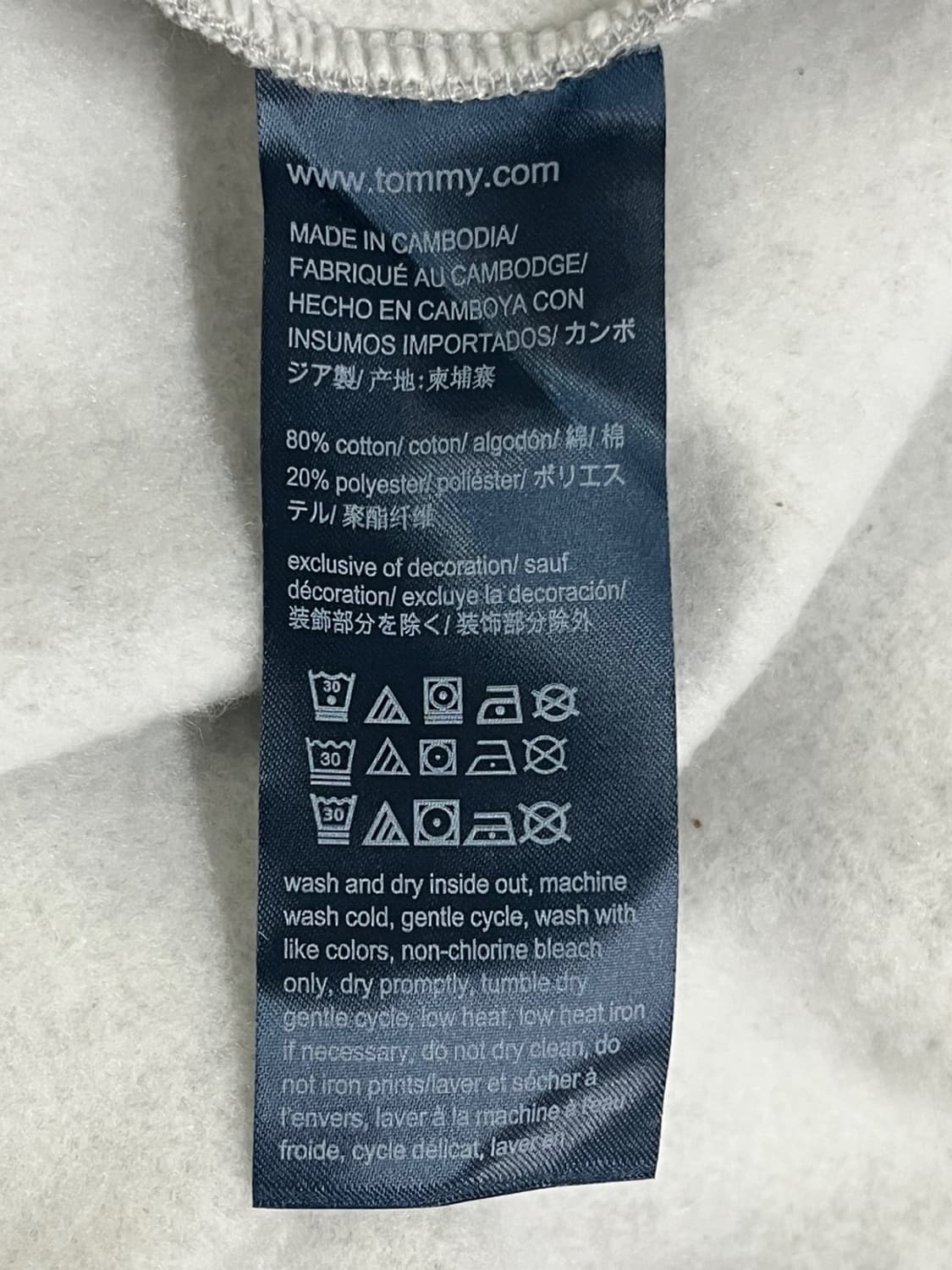 타미힐피거 그레이 맨투맨 XL 상품이미지8