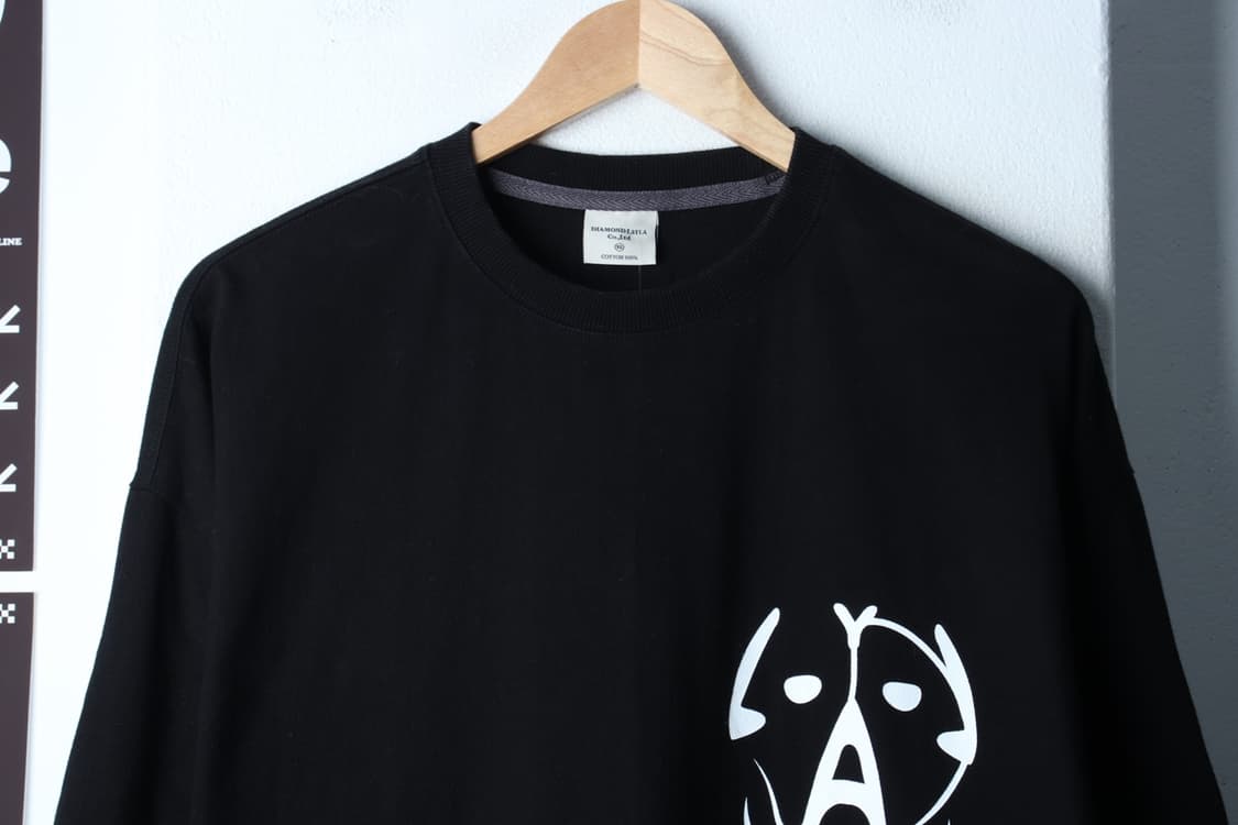 (XL-2XL) 다이아몬드 레이라 반팔 티셔츠 프린팅 블랙-H32532 상품이미지3