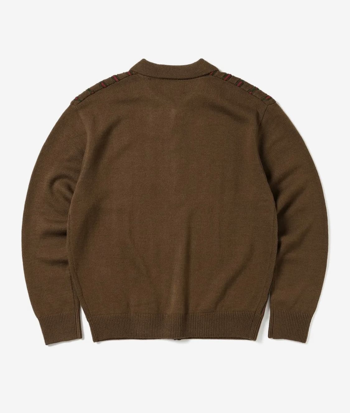 Chain Zip Up Polo Brown 상품이미지3