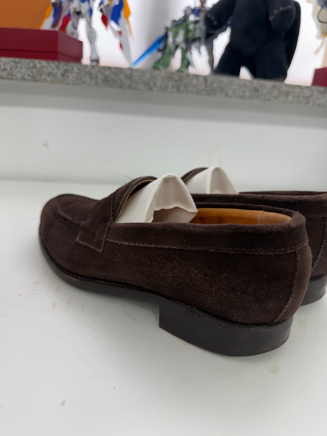 정품) 버윅1707 스웨이드 브라운 로퍼 255 상품이미지6