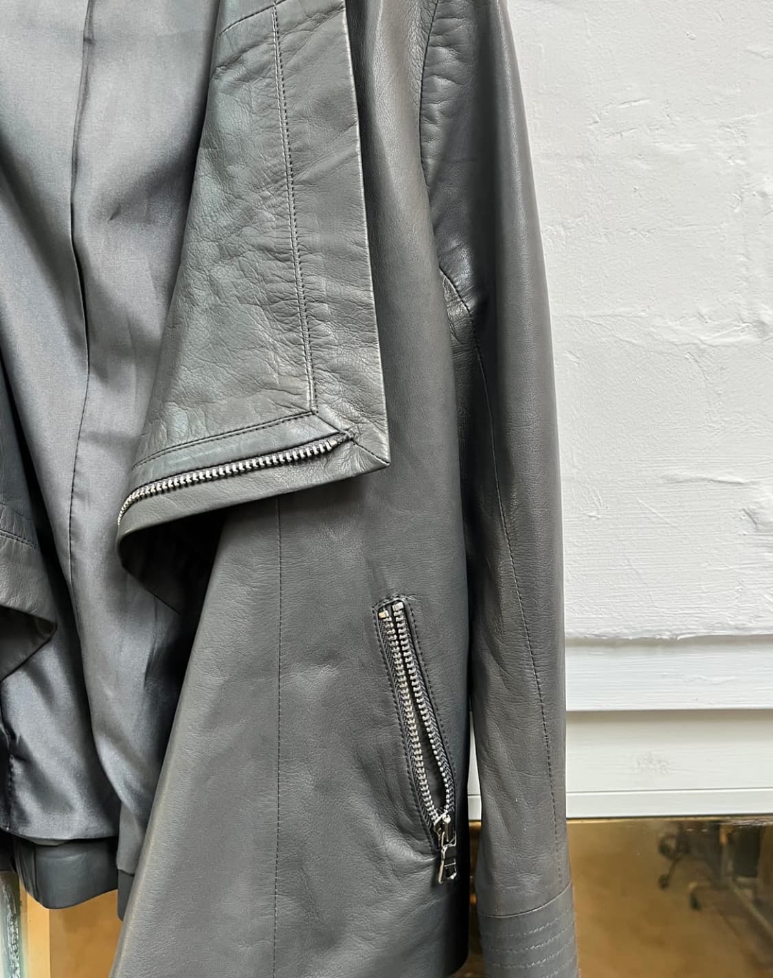 Lambskin 양가죽 라이더 자켓 상품이미지6