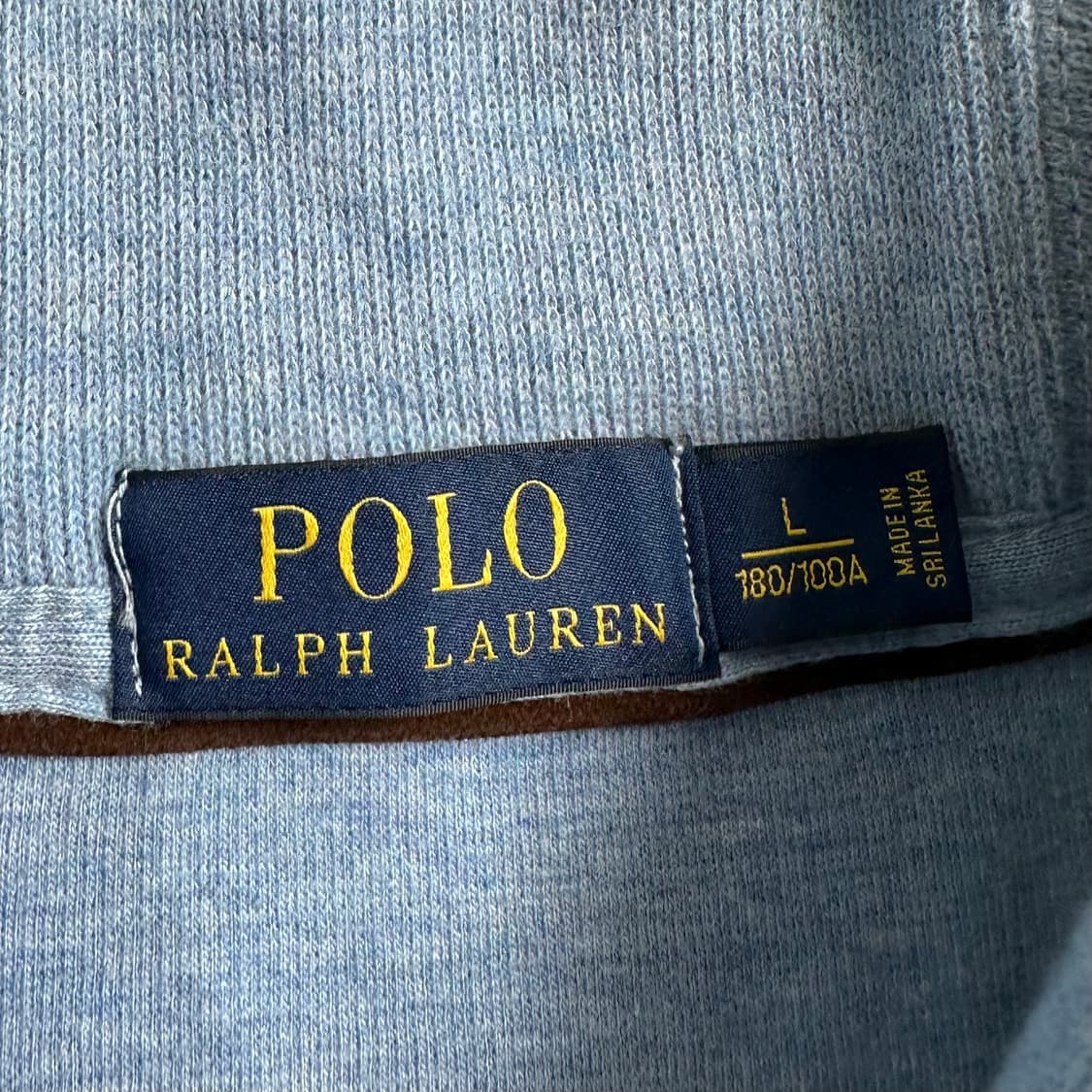 폴로 랄프로렌 스카이블루 숄카라 맨투맨 상품이미지6