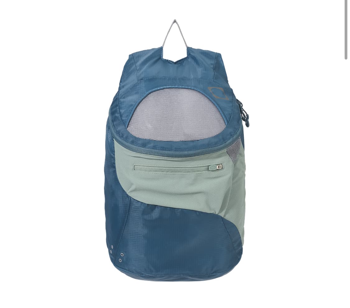 미스치프 백팩 라이트웨이트 집 어라운드 백팩 블루 그레이 판매합니다 상품이미지1