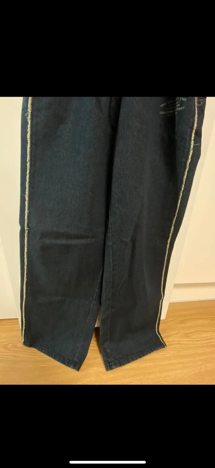 오아이오아이 데님 로우 엣지 팬츠 상품이미지5