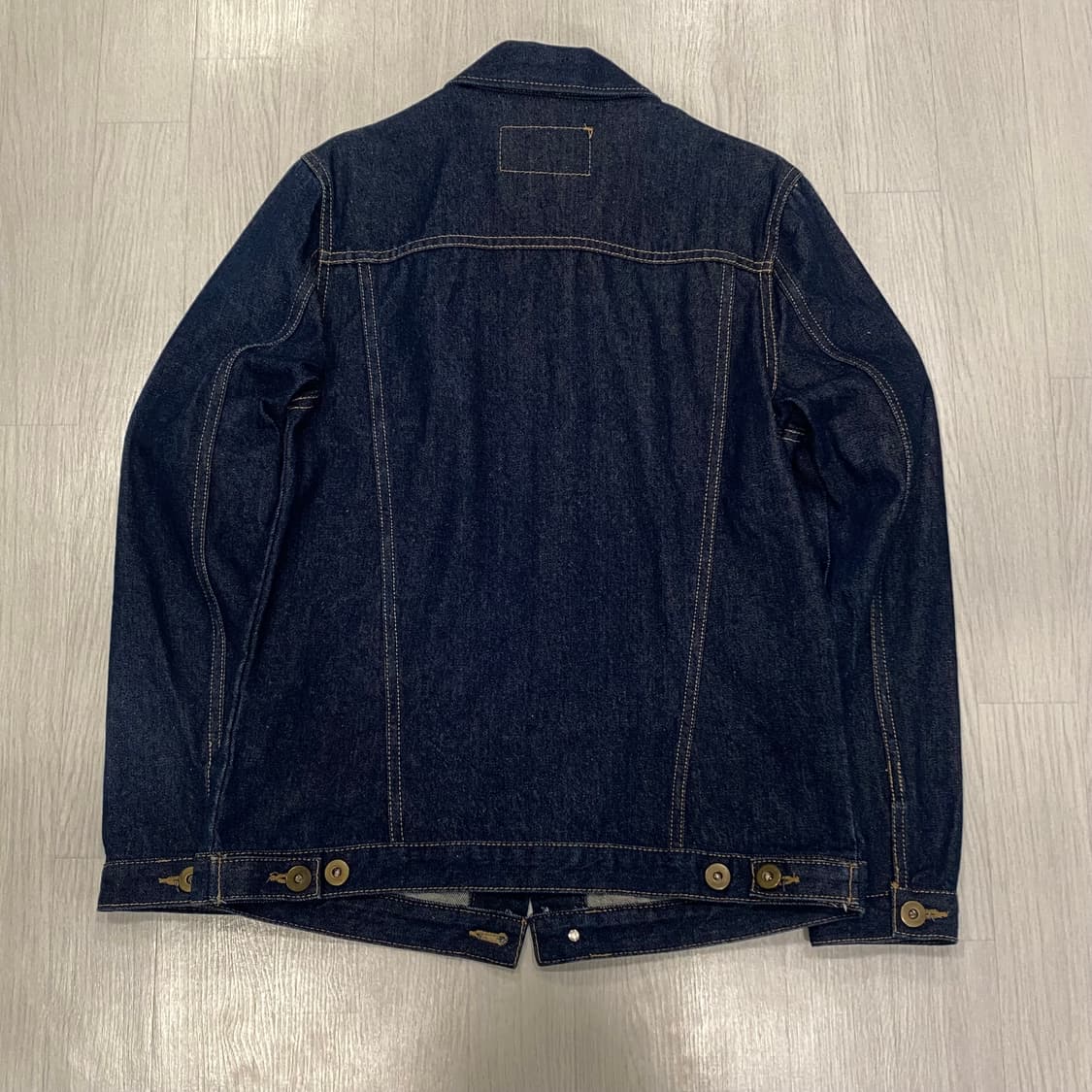 [빈티지] 데님 트러커 자켓 인디고 상품이미지4