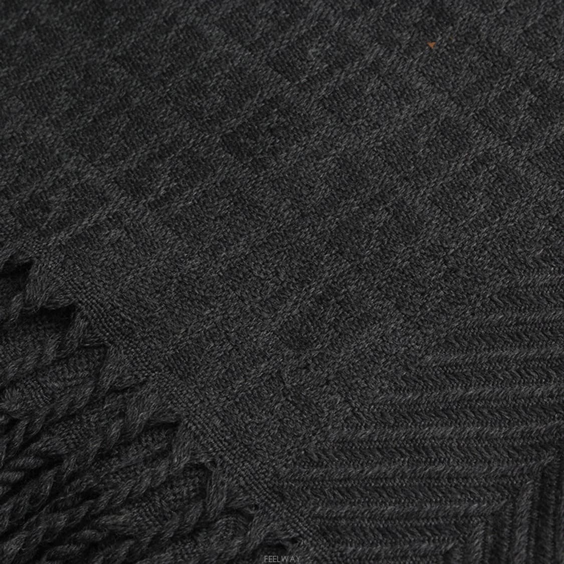 펜디 그레이 FF로고 울 머플러 상품이미지4