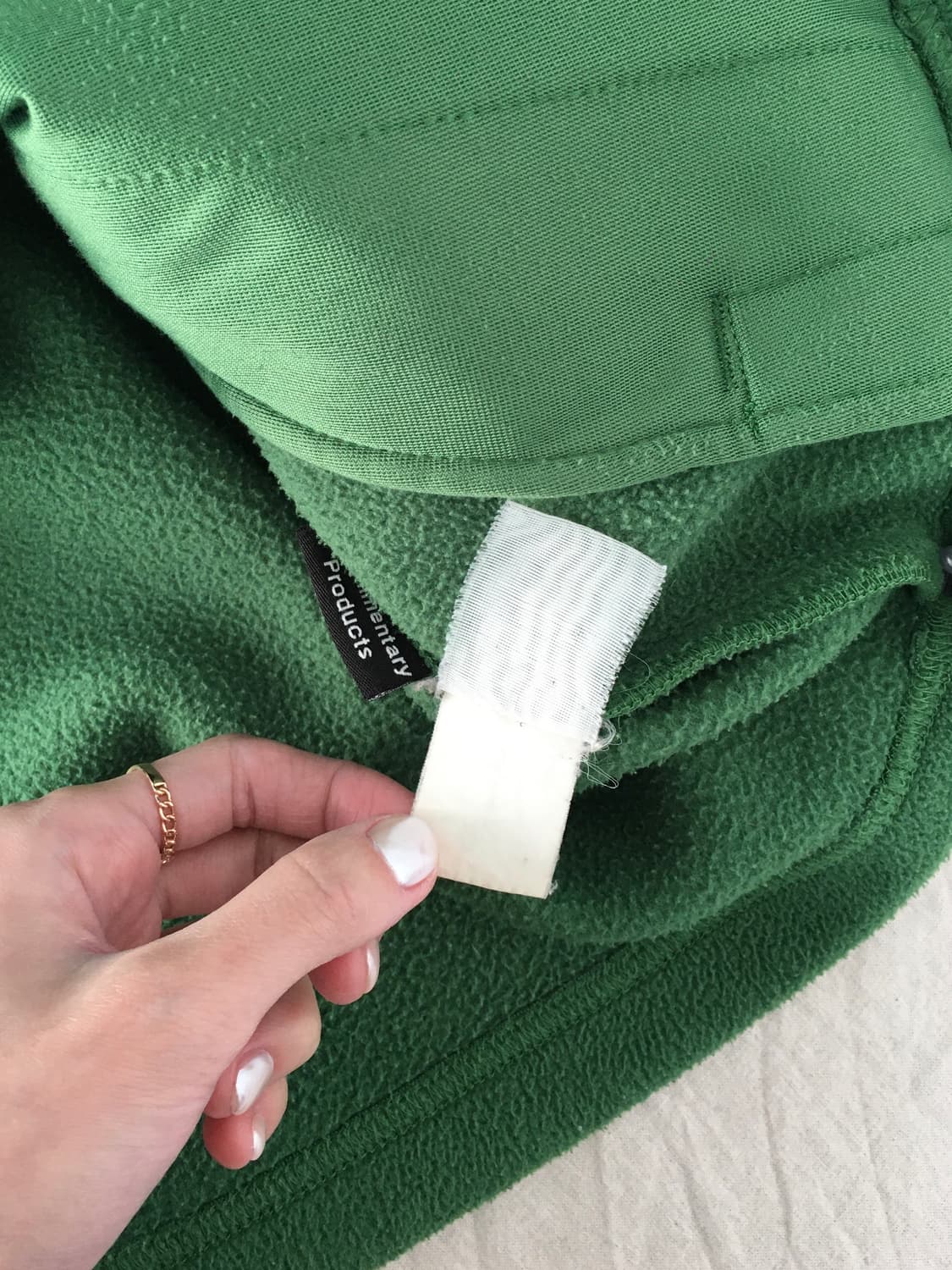 노스페이스 가슴로고 플리스 집업 상품이미지6