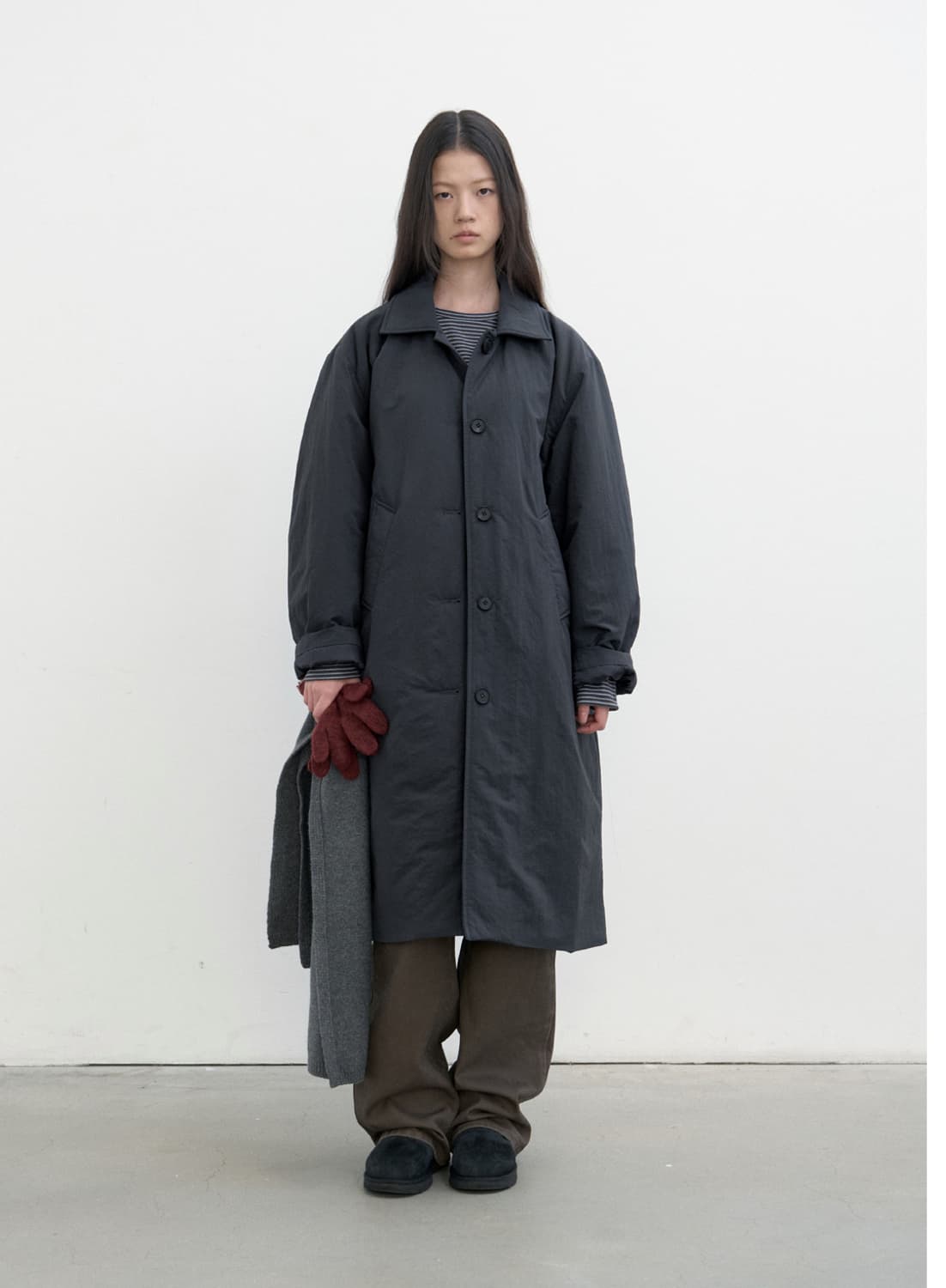 포저(porzer)패딩 맥코트 차콜 상품이미지1