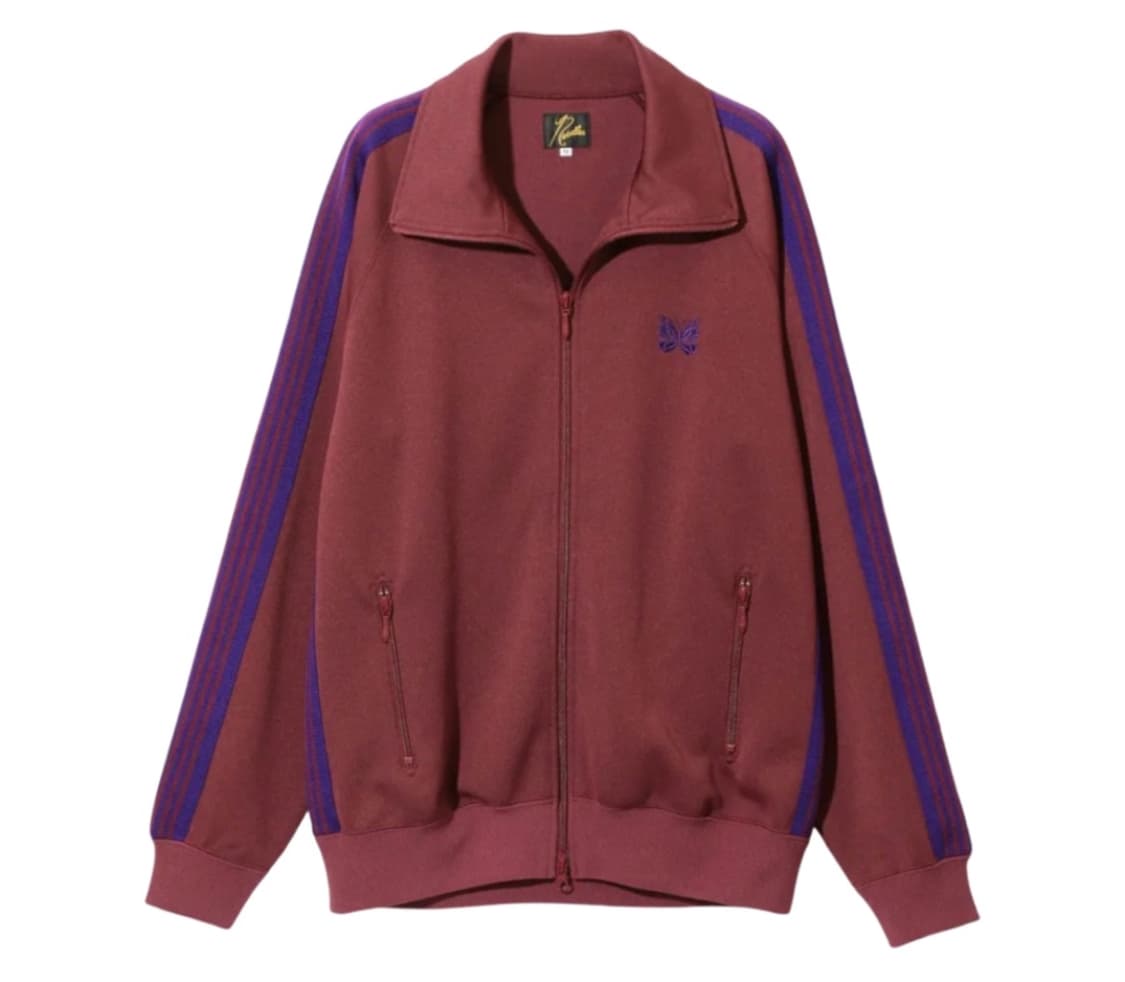 니들스 트랙자켓 버건디 상품이미지1