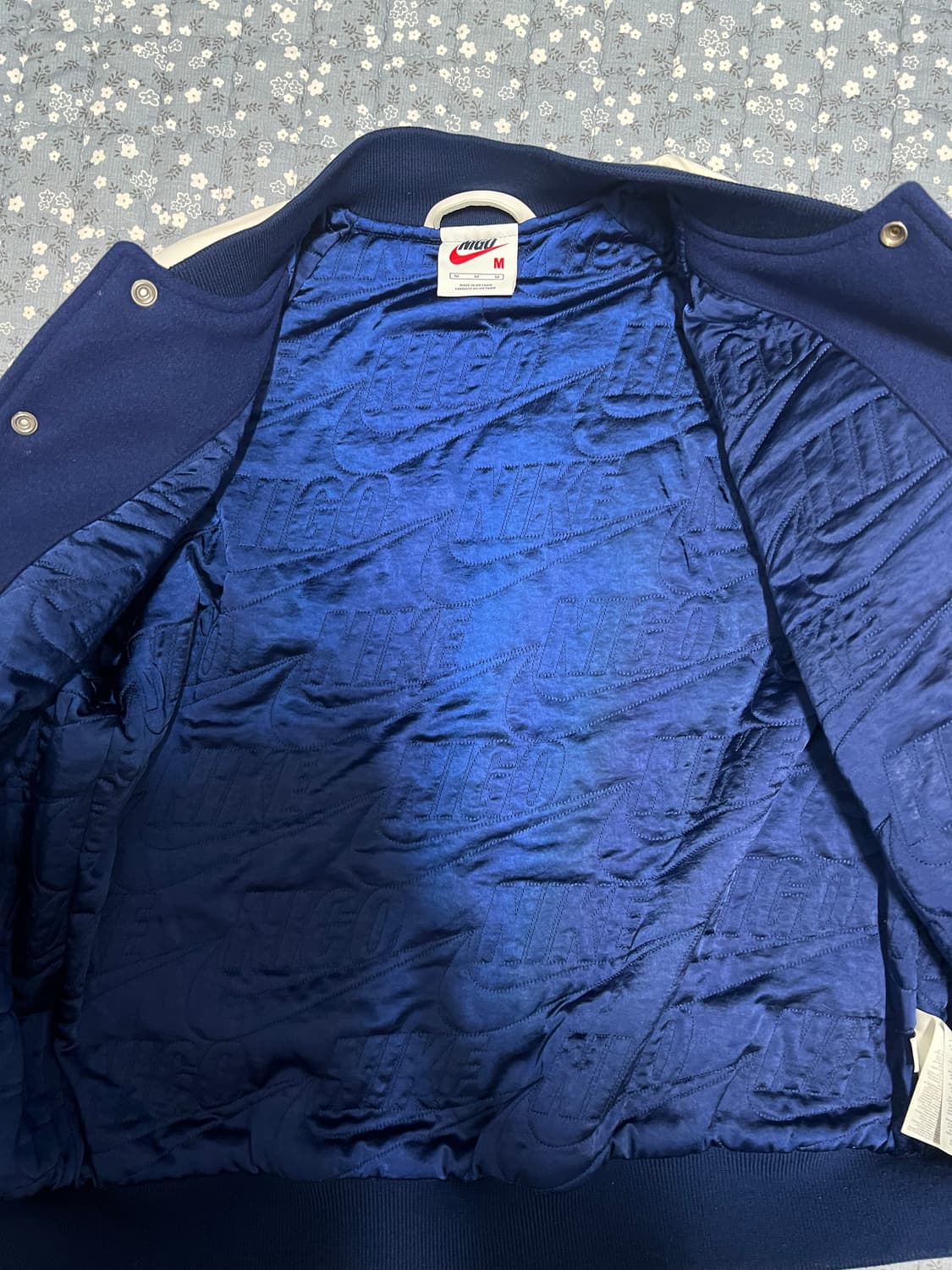 나이키 니고 바시티 자켓 블루 상품이미지5