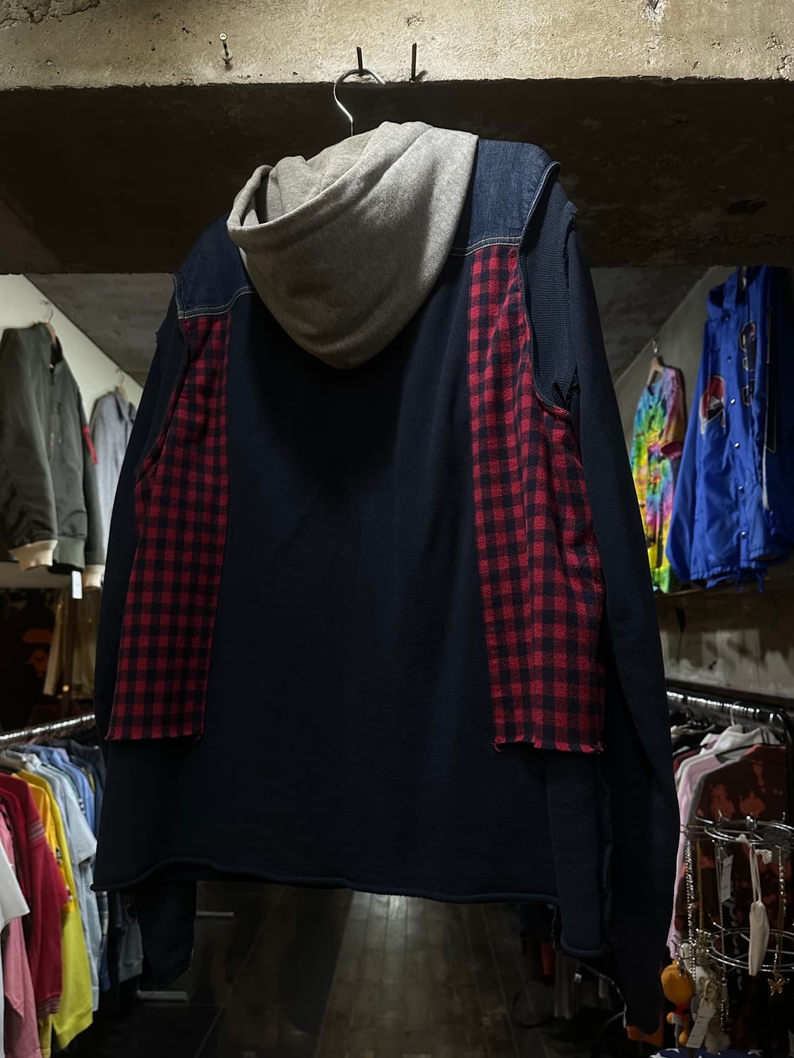 19ss UNDERCOVER 언더커버 도킹 레이어드 데님자켓 상품이미지2
