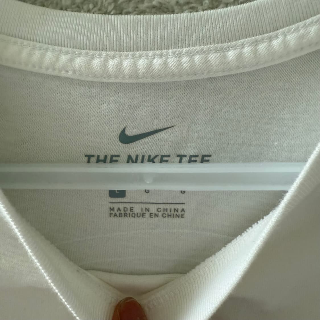 [L] 나이키 화이트 반팔 상품이미지5