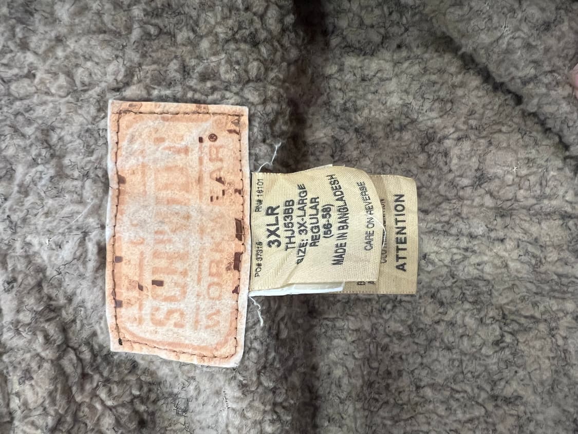 슈미트 워크자켓 초코브라운 3xl 빅사이즈 상품이미지3