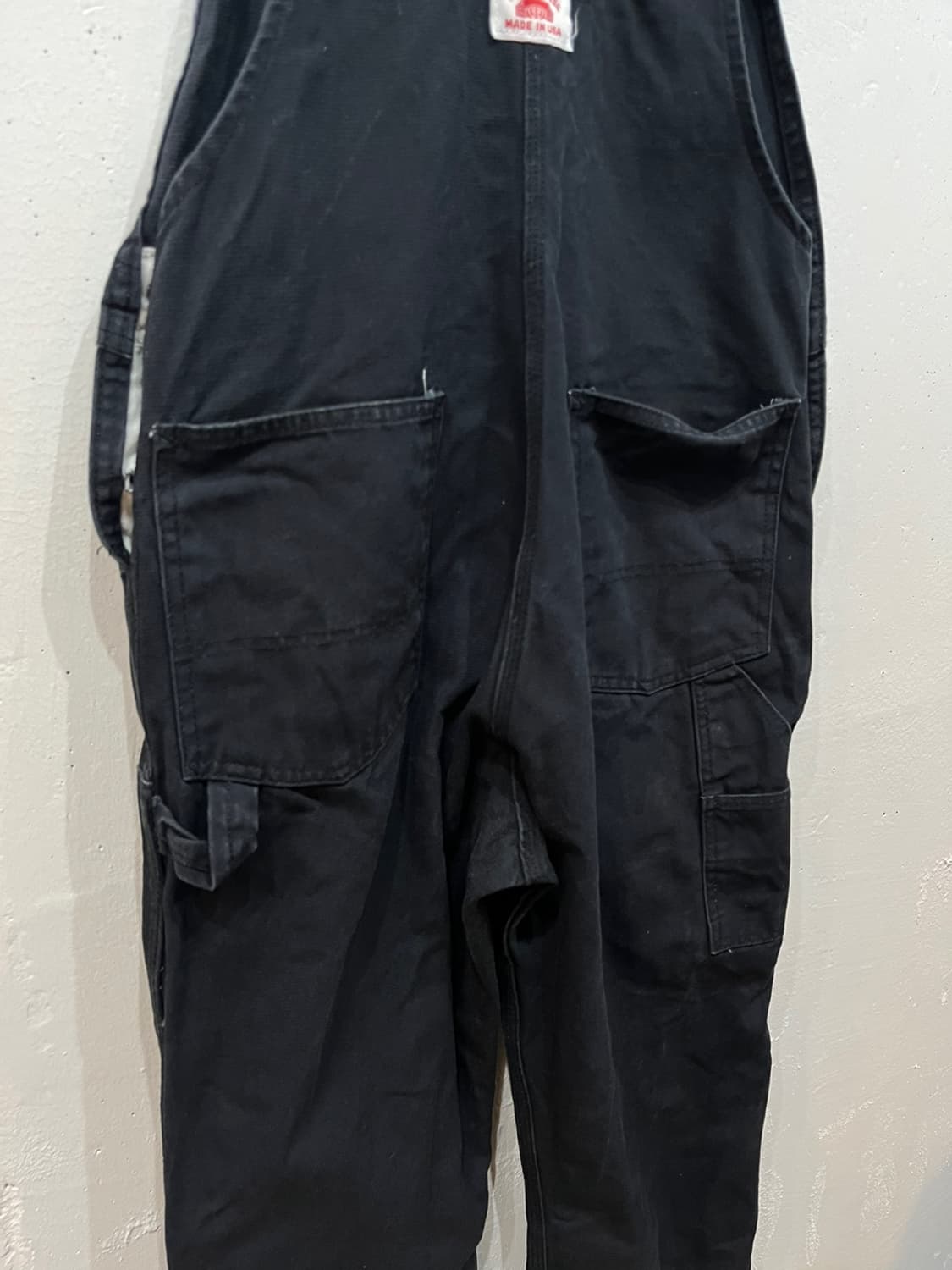 90년대 Round House 캔버스 더블니 오버롤 Made in USA 상품이미지6
